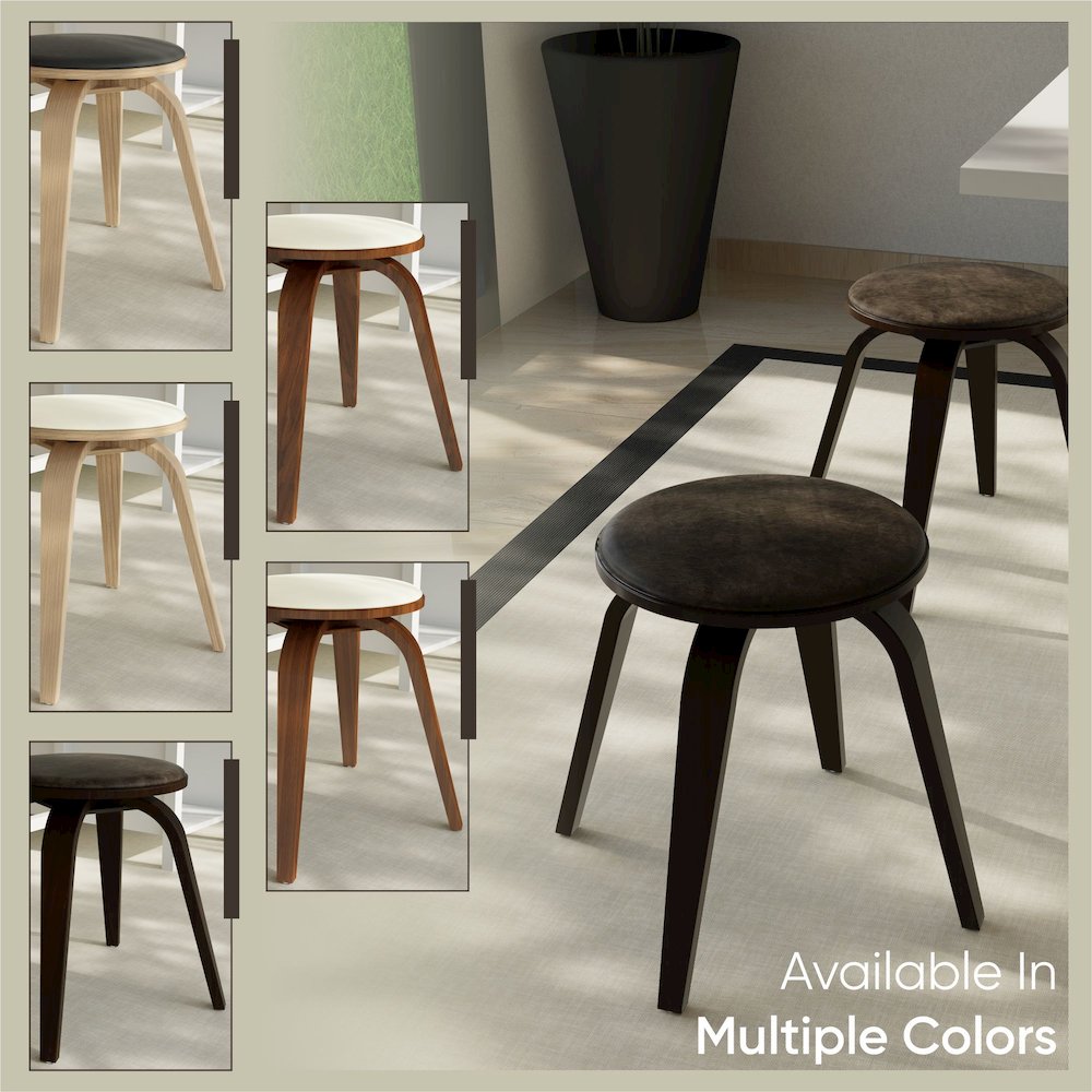 Modern Wooden Dining Stool. Picture 4