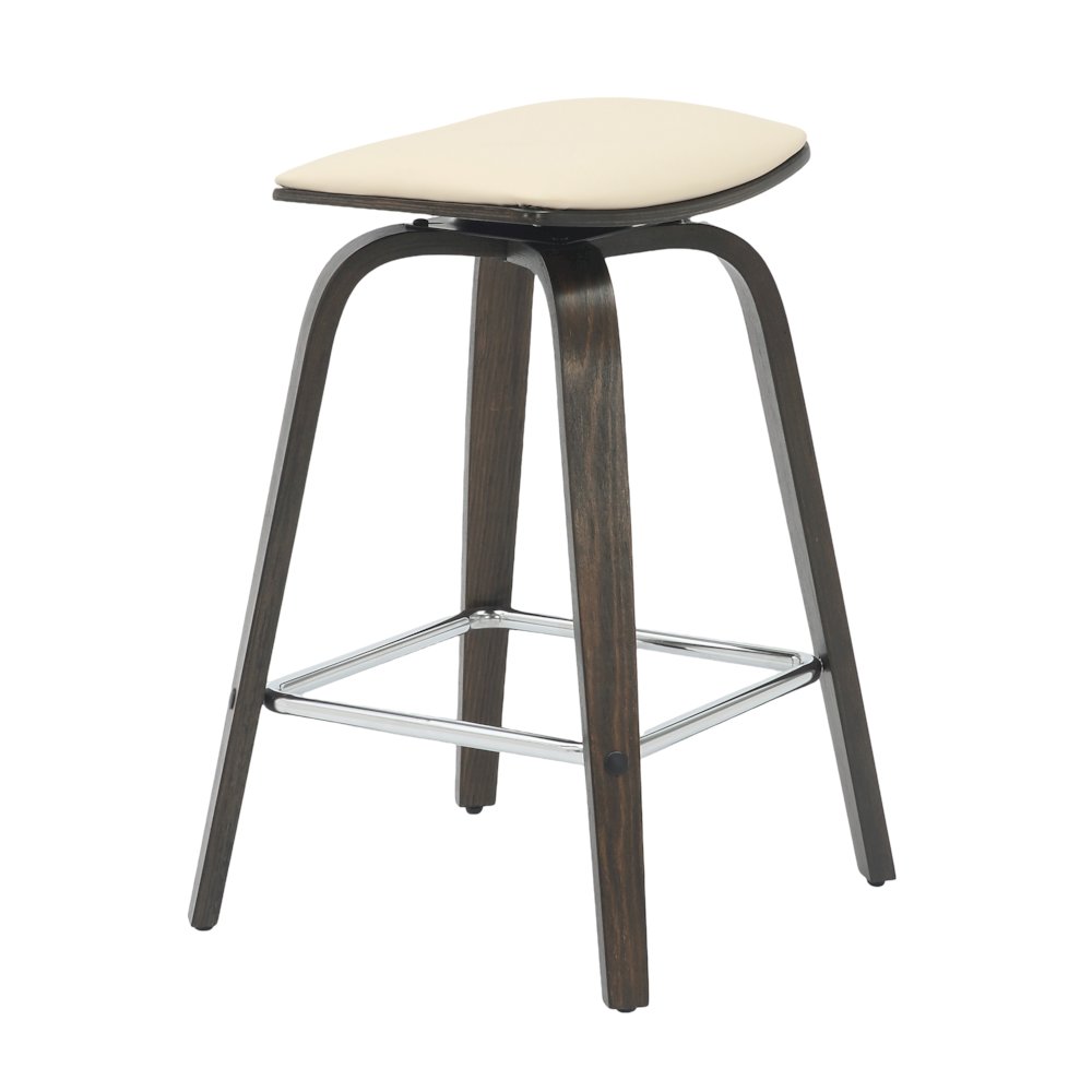 Wooden Counter Stool in Taupe. Picture 9