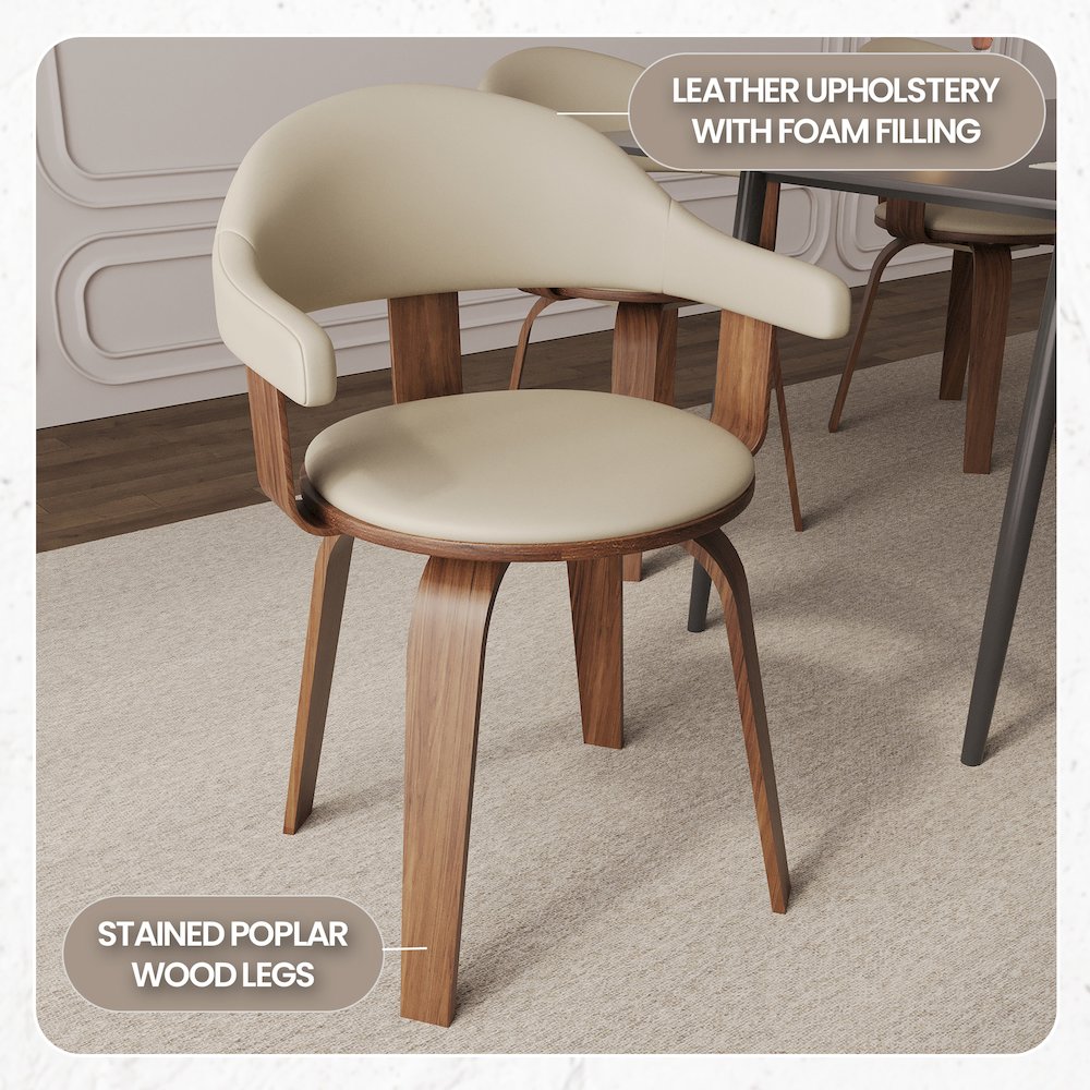 Modern Wooden Dining Chair. Picture 4
