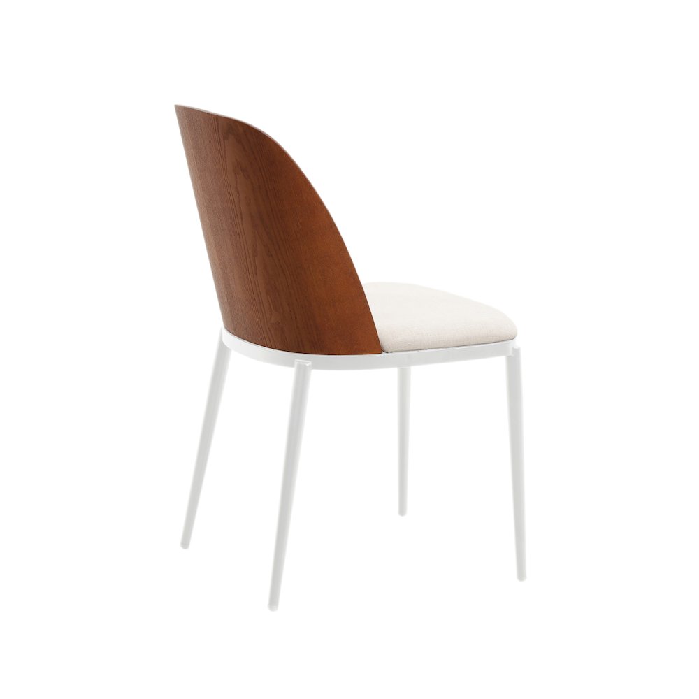Tule Mid-Century Modern Dining Side Chair Set of 2. Picture 6