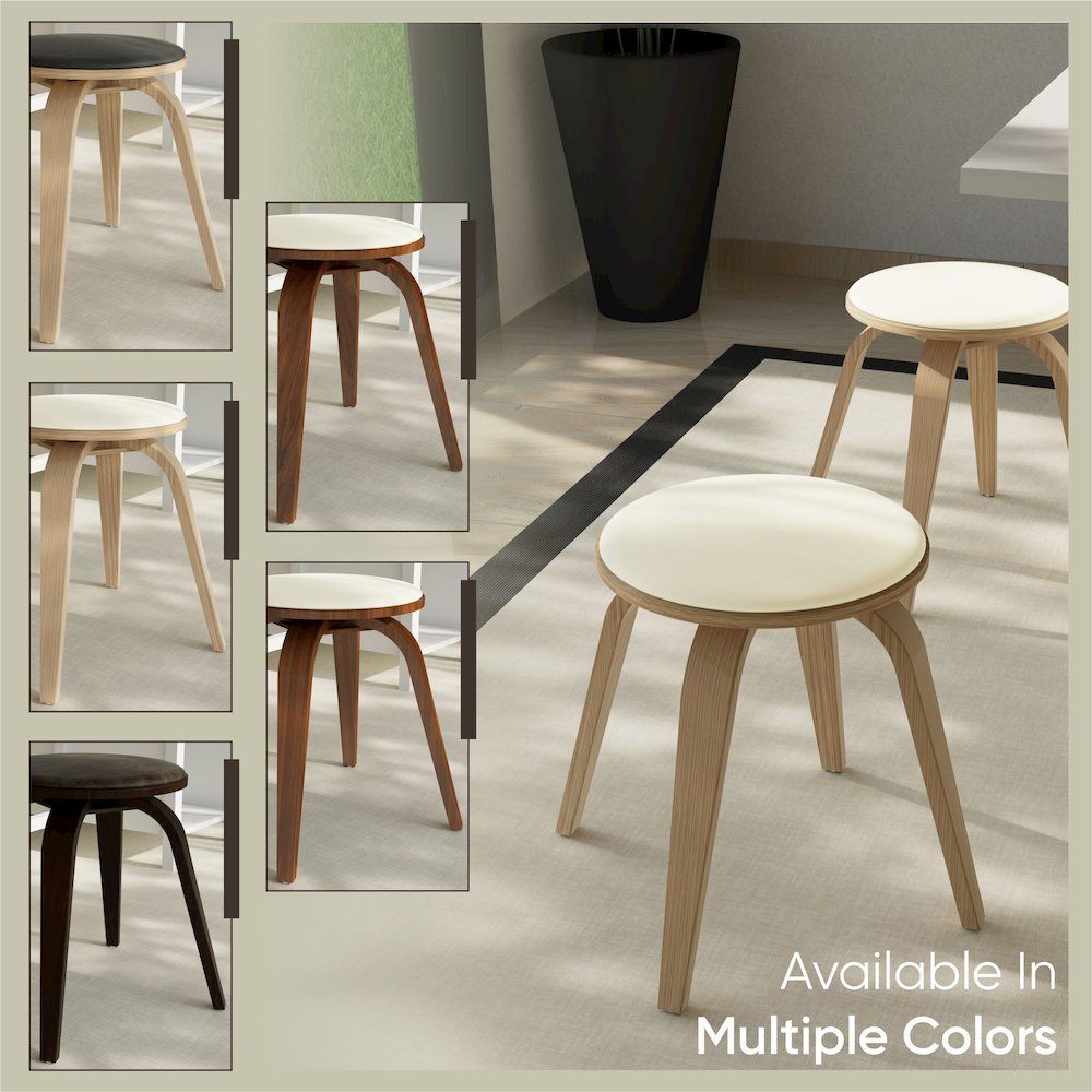 Modern Wooden Dining Stool. Picture 4