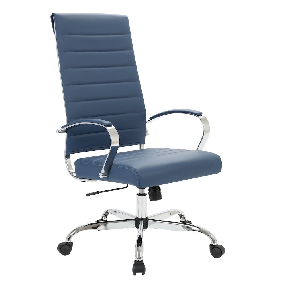 Benmar High-Back Leather Office Chair. Picture 8