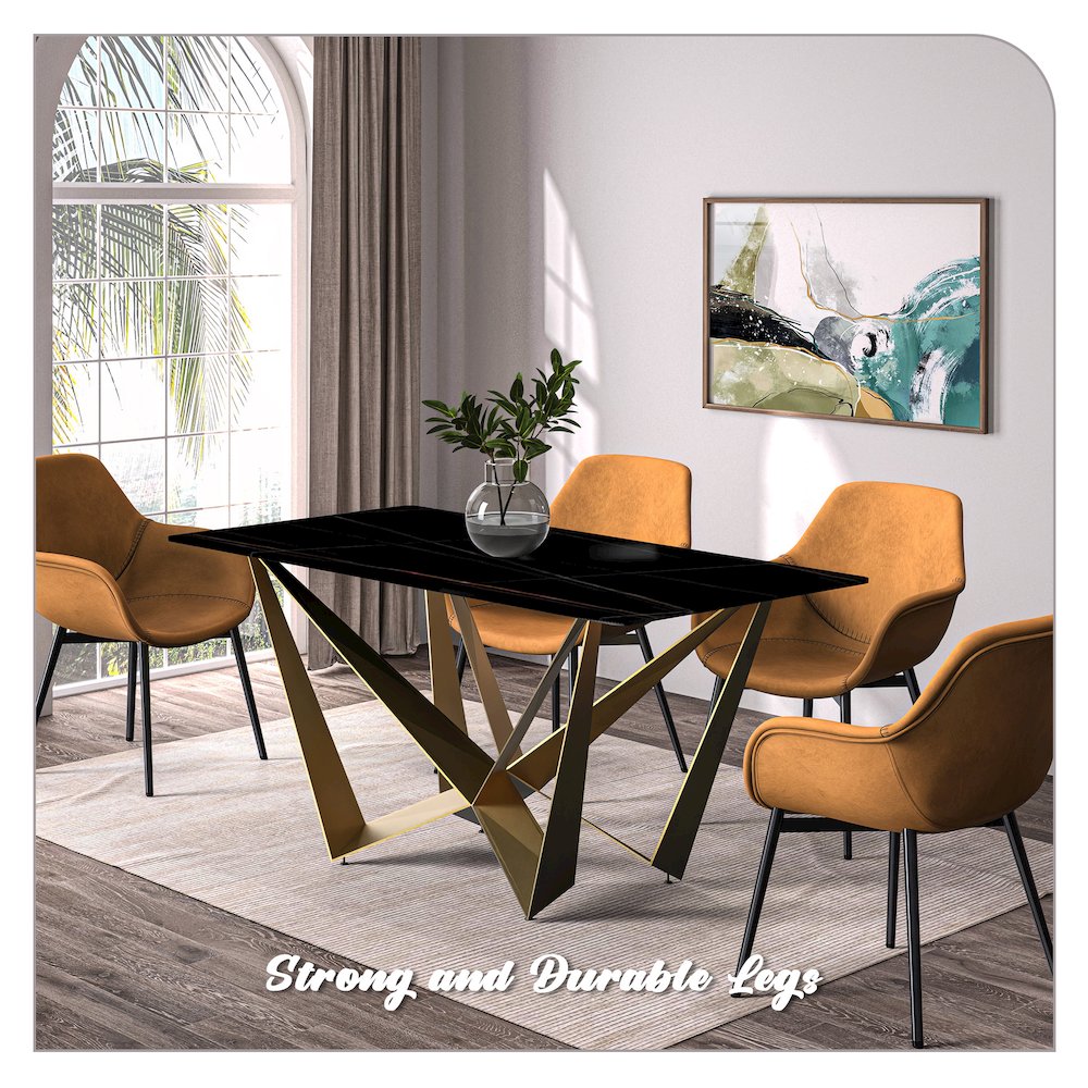 Nuvor Mid-Century Modern Dining Table. Picture 5