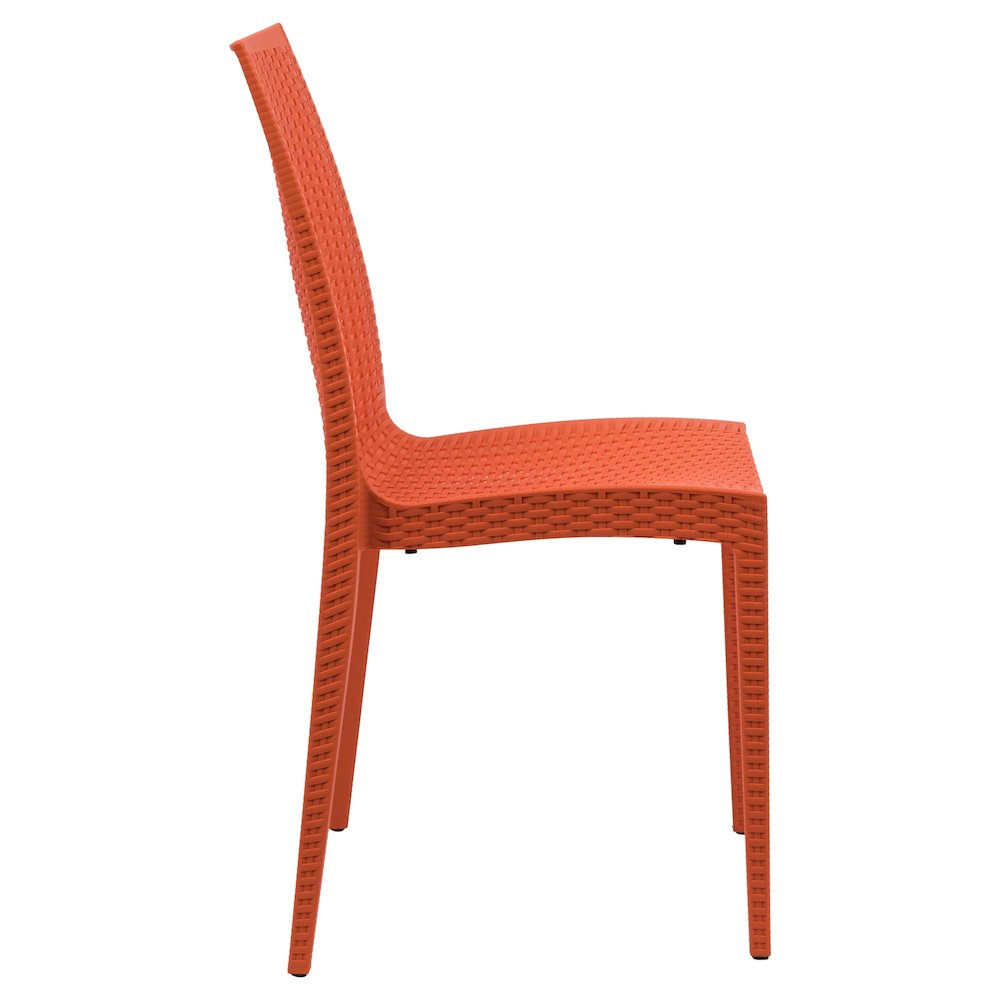 Weave Mace Indoor/Outdoor Dining Chair (Armless). Picture 4