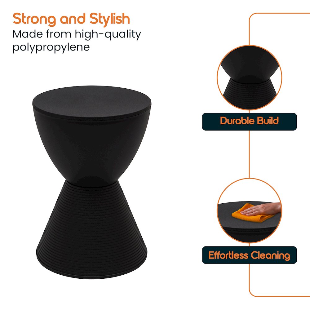 Modern Round  Boyd Side Table. Picture 6