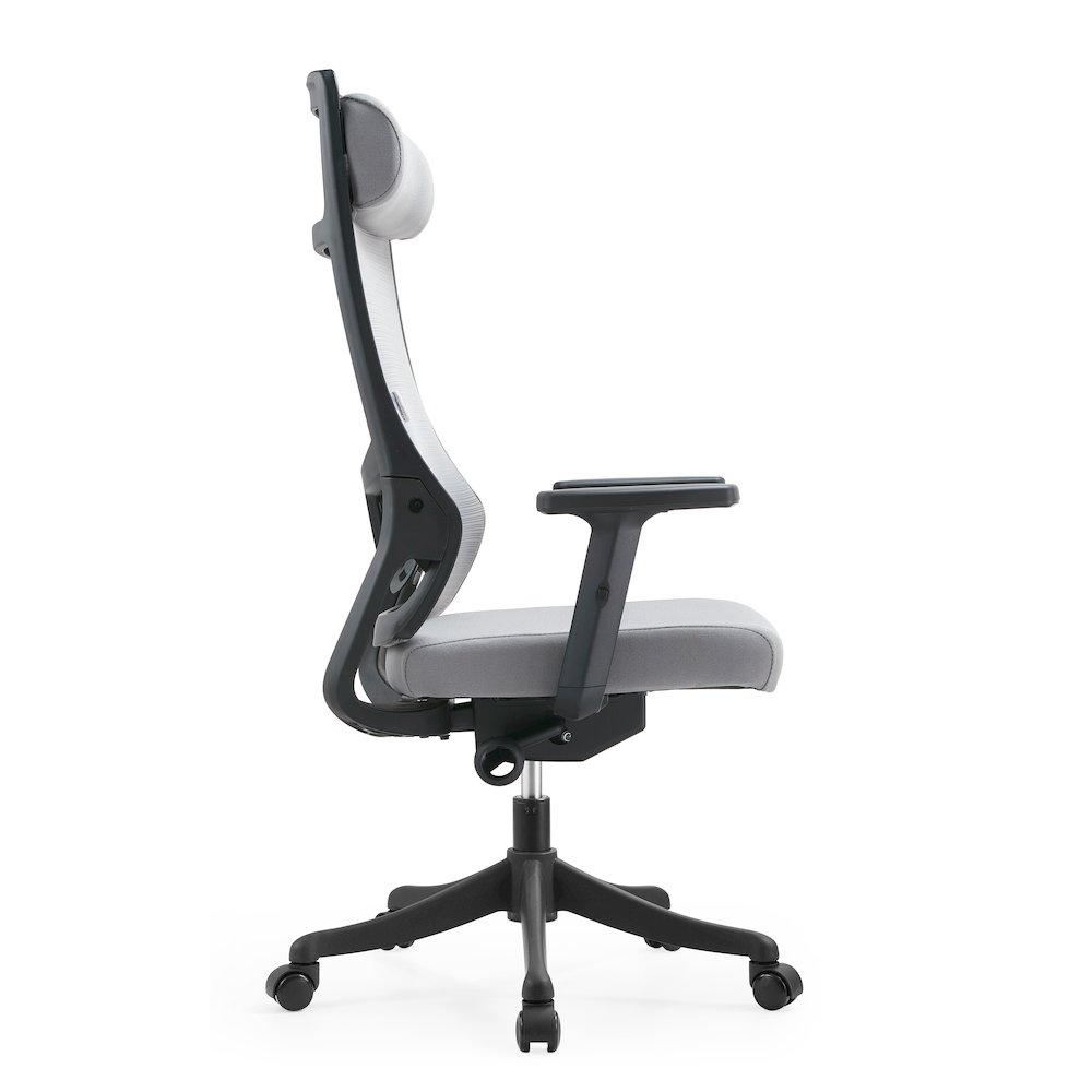 Office Dale Series Office Task Chair In Light Grey. Picture 19