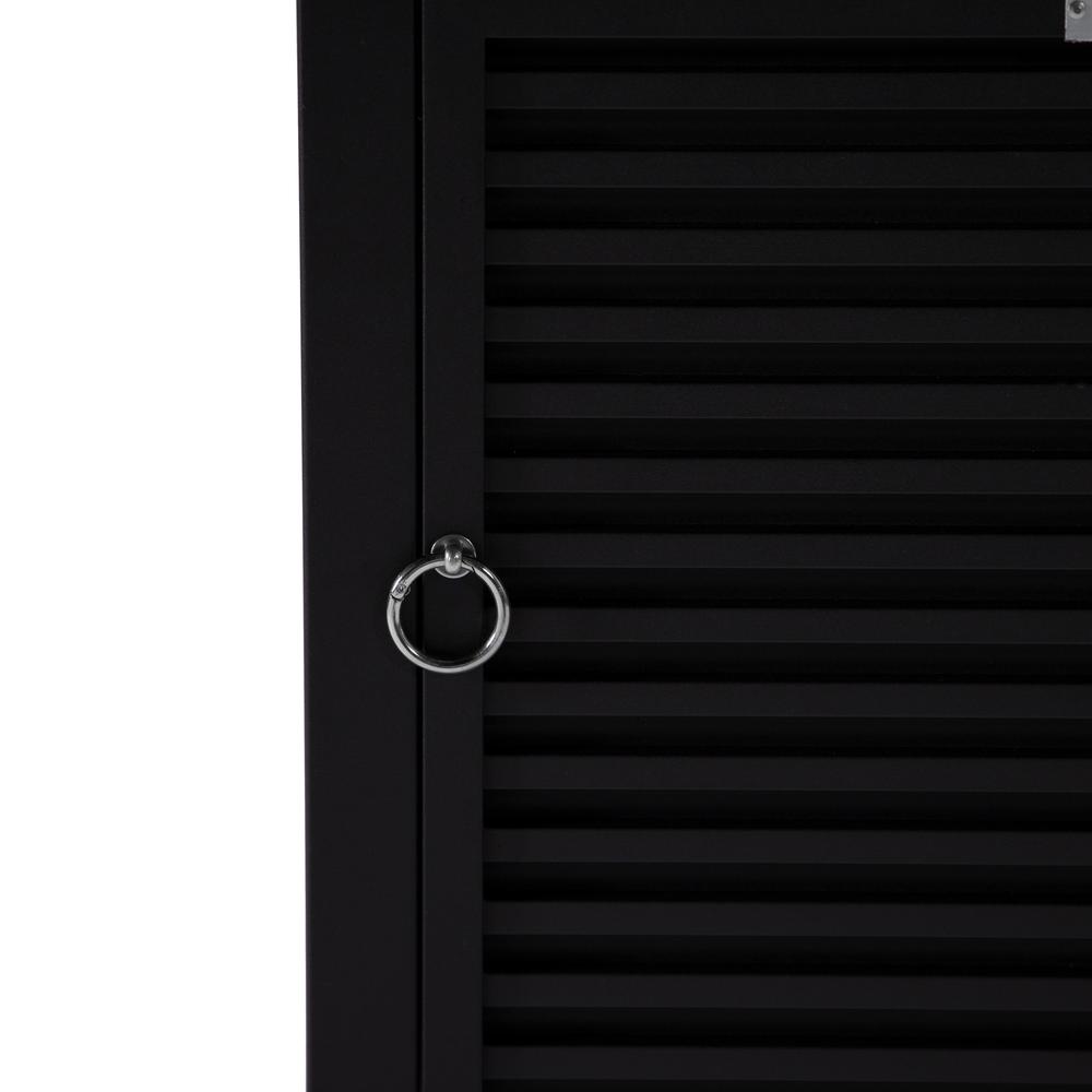 Walbrooke Black Patio Square Tank Holder with Slats Design. Picture 7