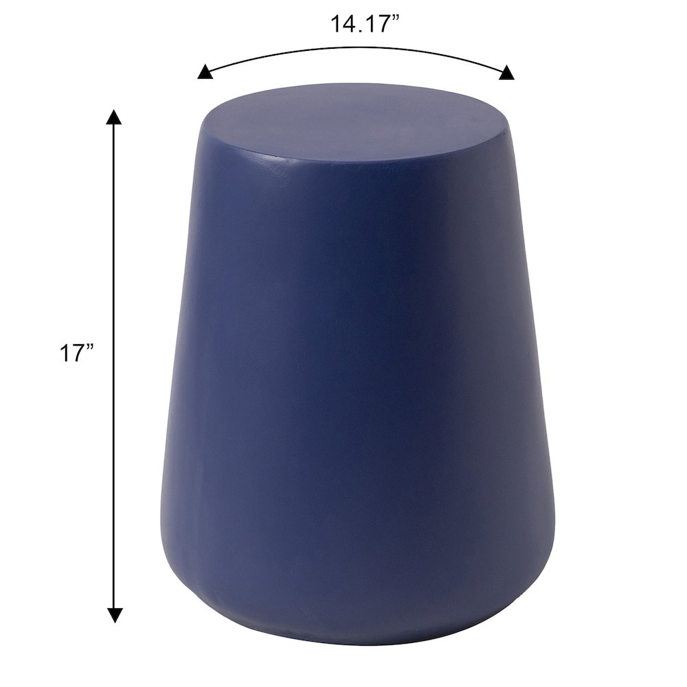 Modern Side End Table Glint Series In Saphire Blue. Picture 18