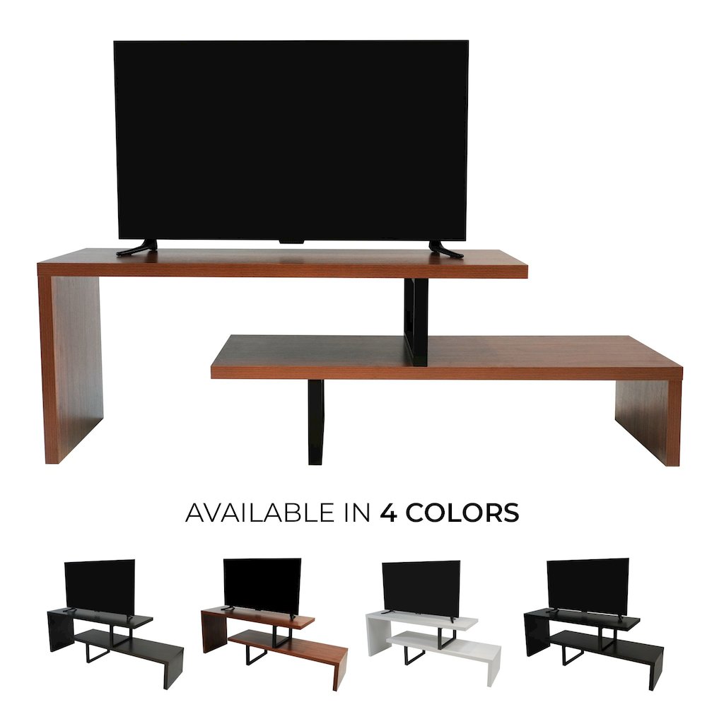 Orford Mid-Century Modern TV Stand in Walnut. Picture 18