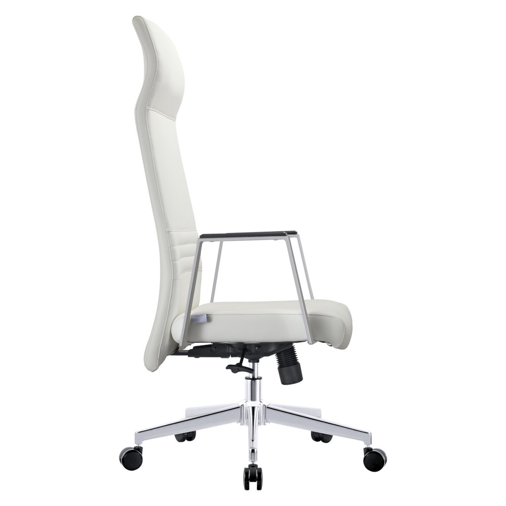 Aleen High-Back Office Chair in White. Picture 7
