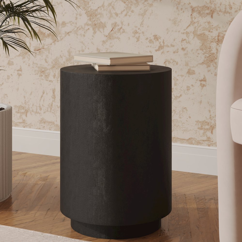 Modern Side End Table Ramble Series In Black. Picture 7