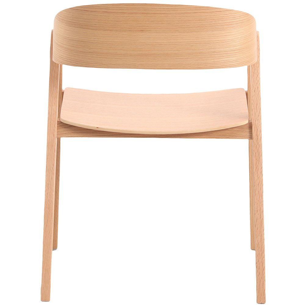 Rivo Collection Elegant Dining Chair in Natural Wood. Picture 13