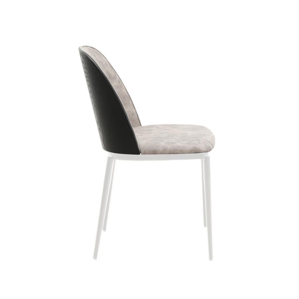 Seat and White Powder-Coated Steel Frame. Picture 3