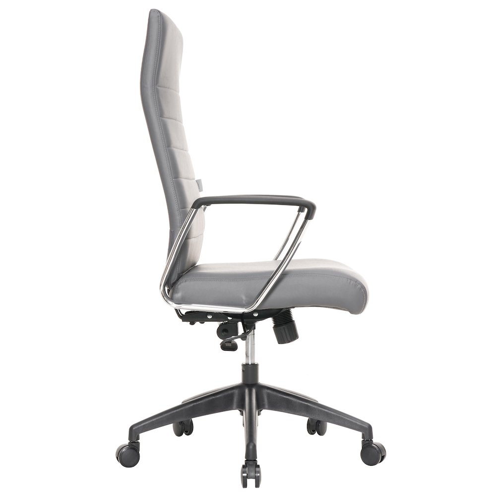 Hilton Modern High-Back Leather Office Chair. Picture 6
