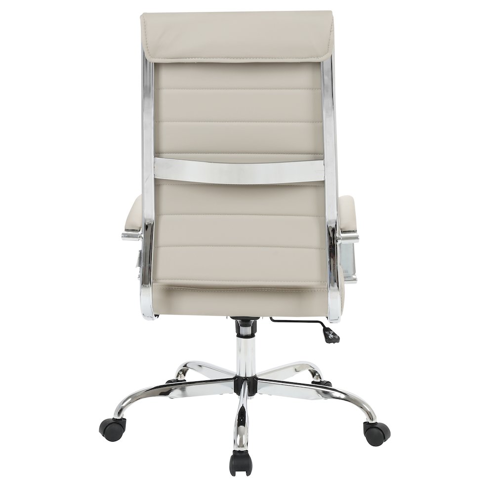 Benmar High-Back Leather Office Chair. Picture 23