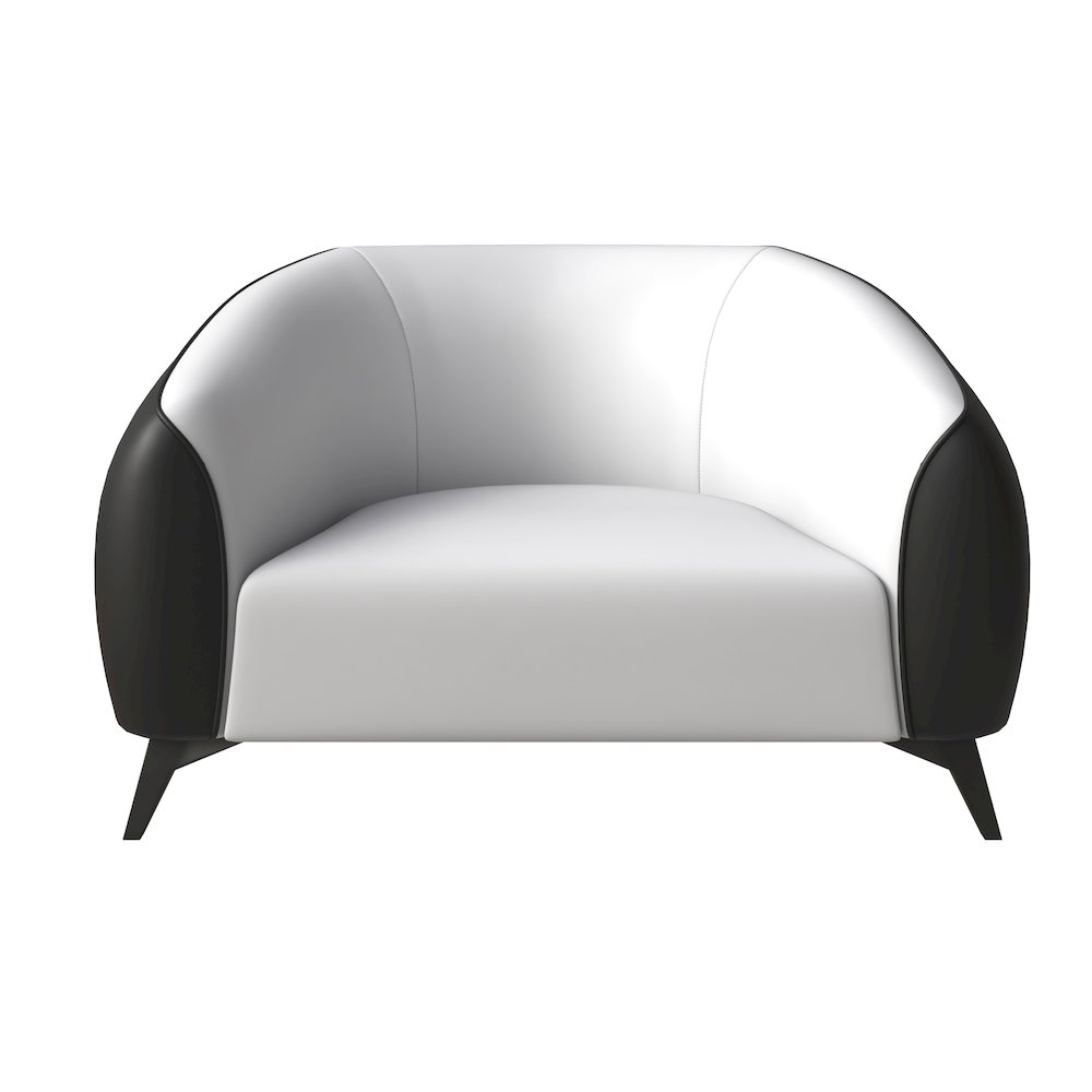 Opula Collection Single Seater Sofa In Black and White. Picture 8