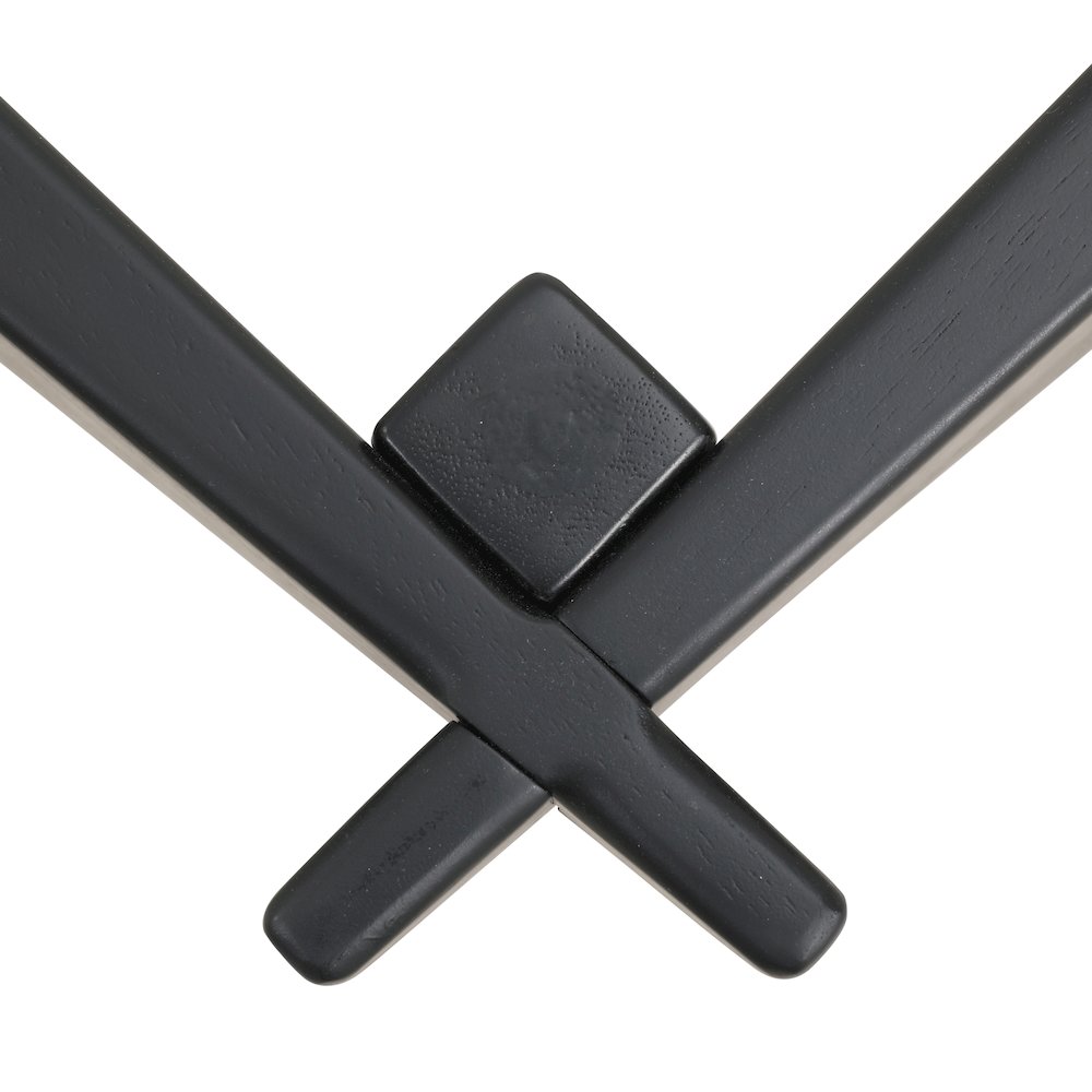 Imperial Triangle Coffee Table Base in Black. Picture 4