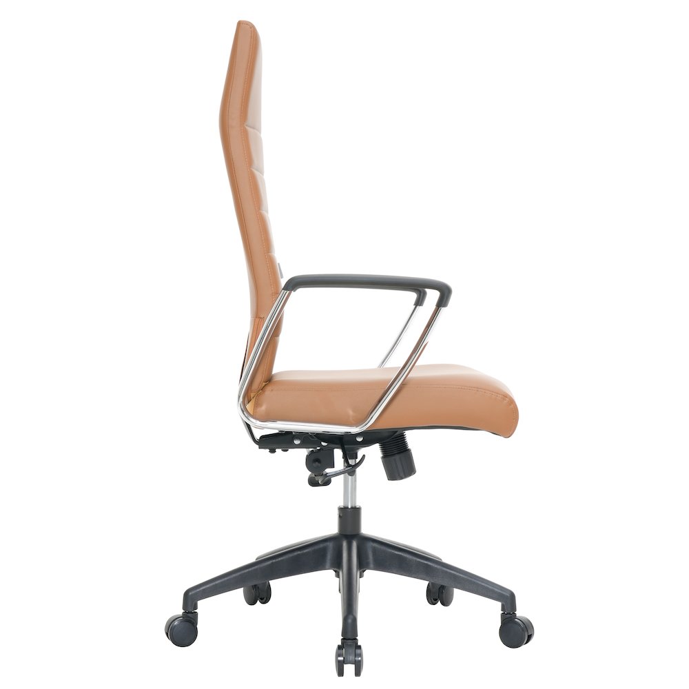 Hilton Modern High-Back Leather Office Chair. Picture 16