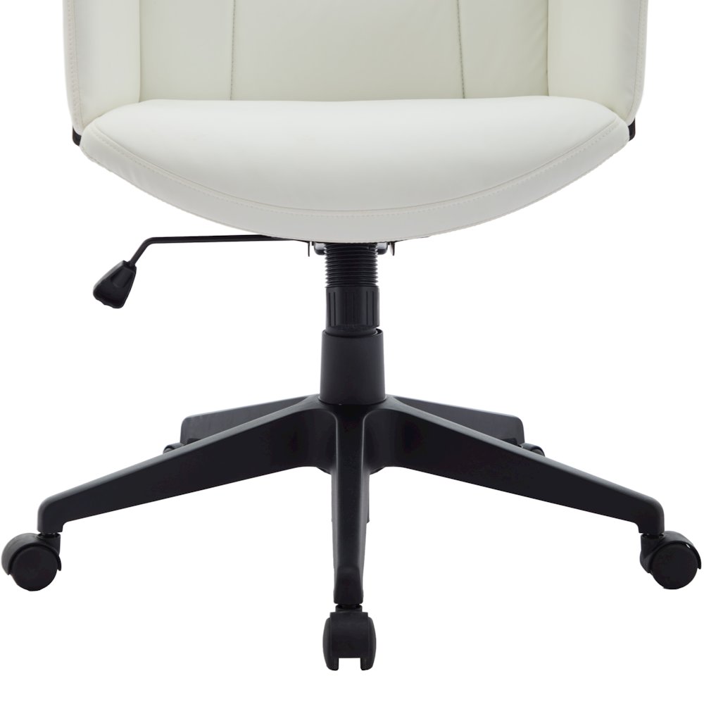 Inifini Collection Modern Office Chair In White. Picture 13