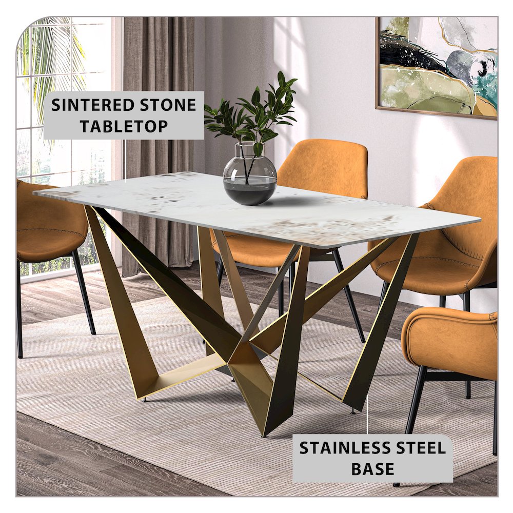 Nuvor Mid-Century Modern Dining Table. Picture 16