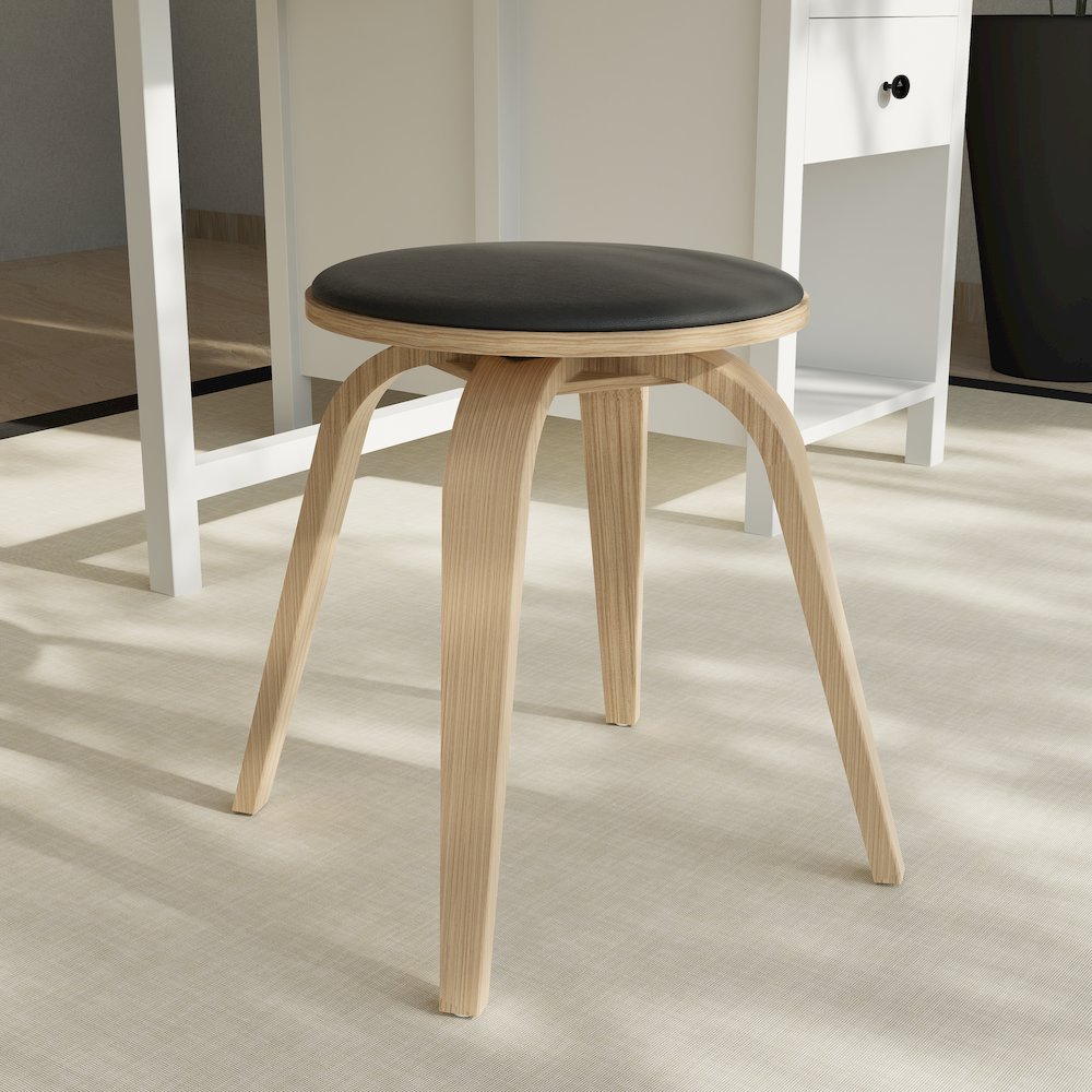 Modern Wooden Dining Stool. Picture 8