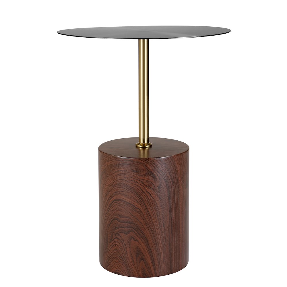 Malta Collection Modern End Table In Brown. Picture 27