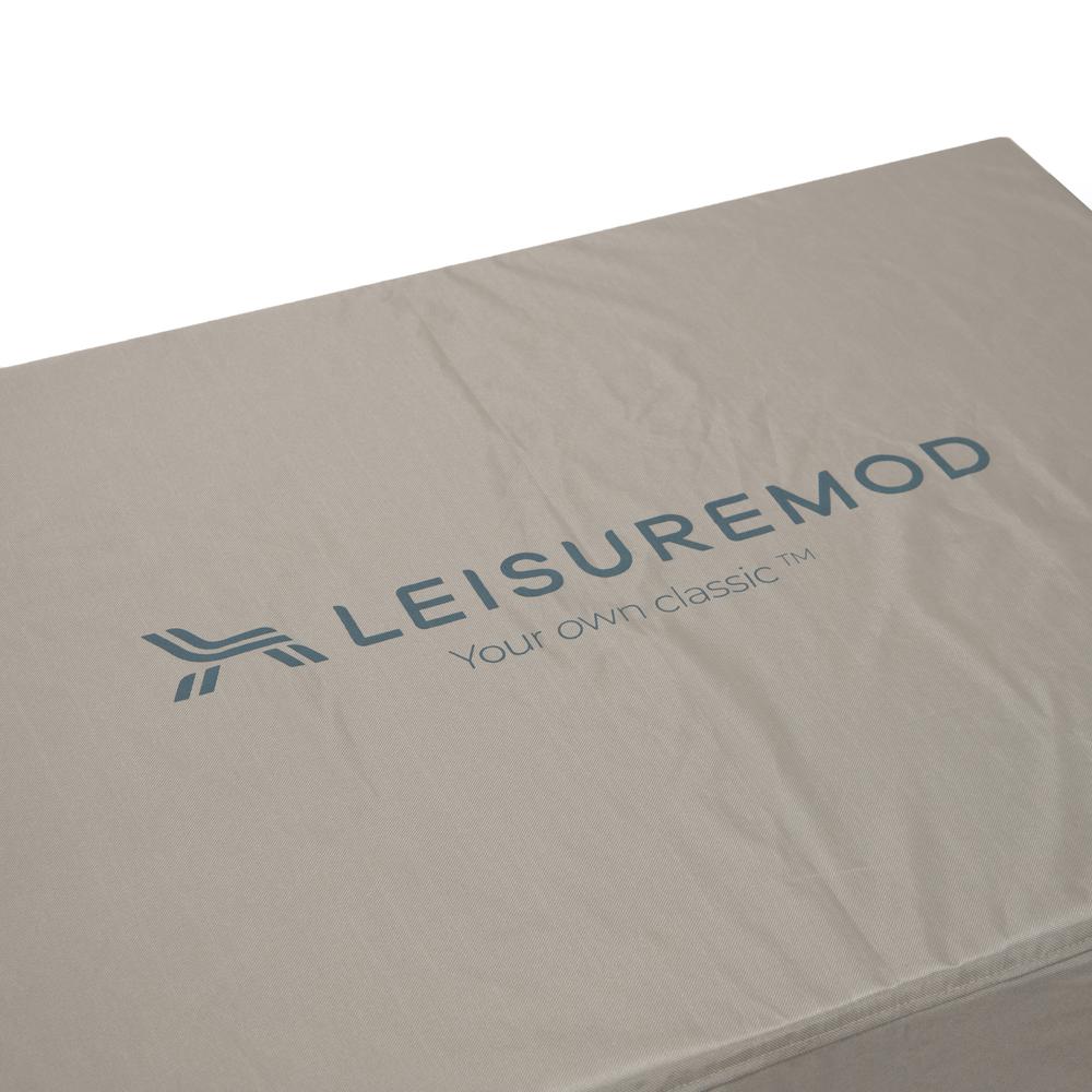 Chelsea Waterproof Fabric Rectangle Fire Pit Table Cover. Picture 5