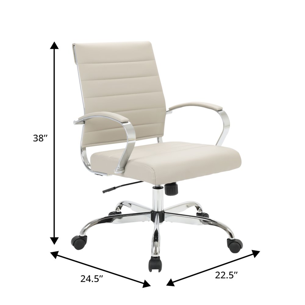 Benmar Leather Office Chair. Picture 21