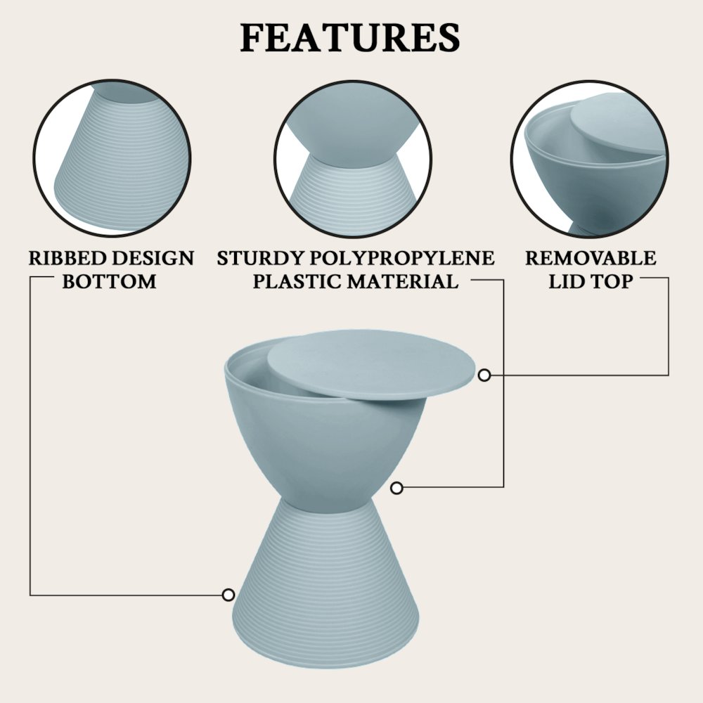 Modern Round  Boyd Side Table. Picture 3