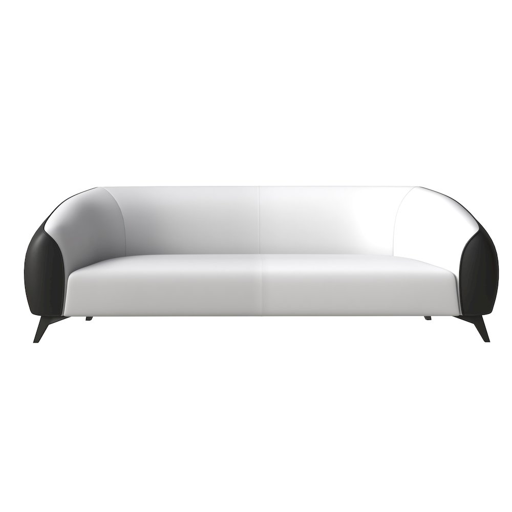 Opula Collection Three Seater Sofa In Black and White. Picture 8