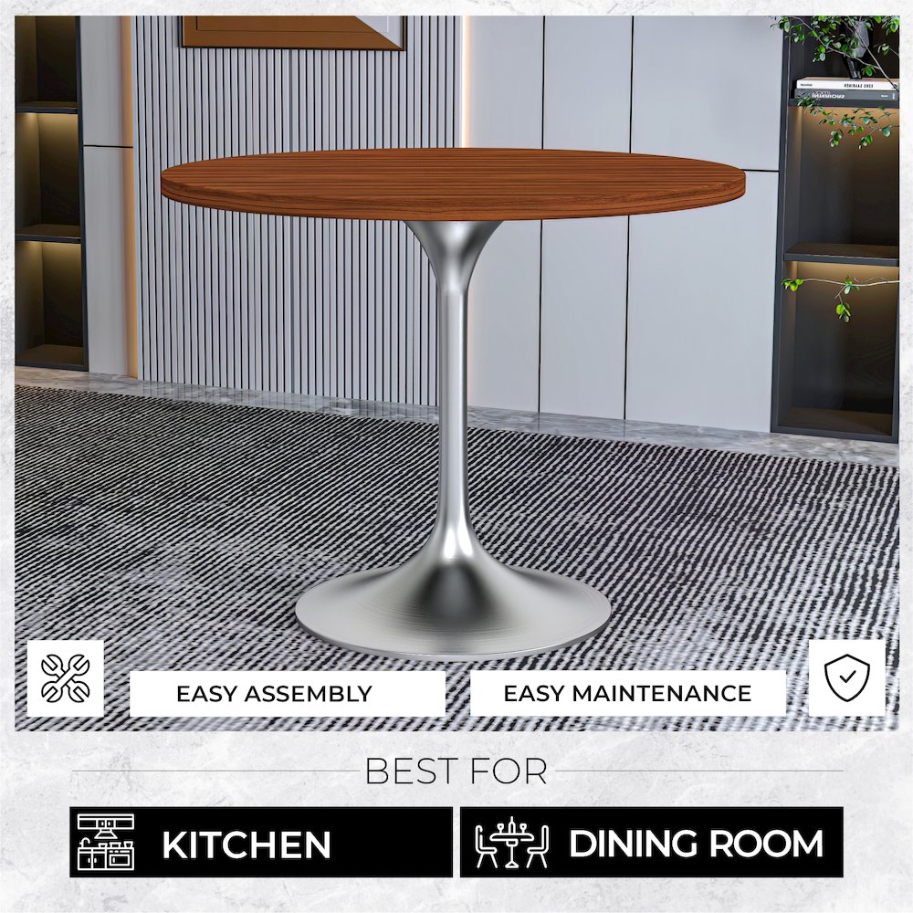 Verve Collection 36" Round Dining Table. Picture 3