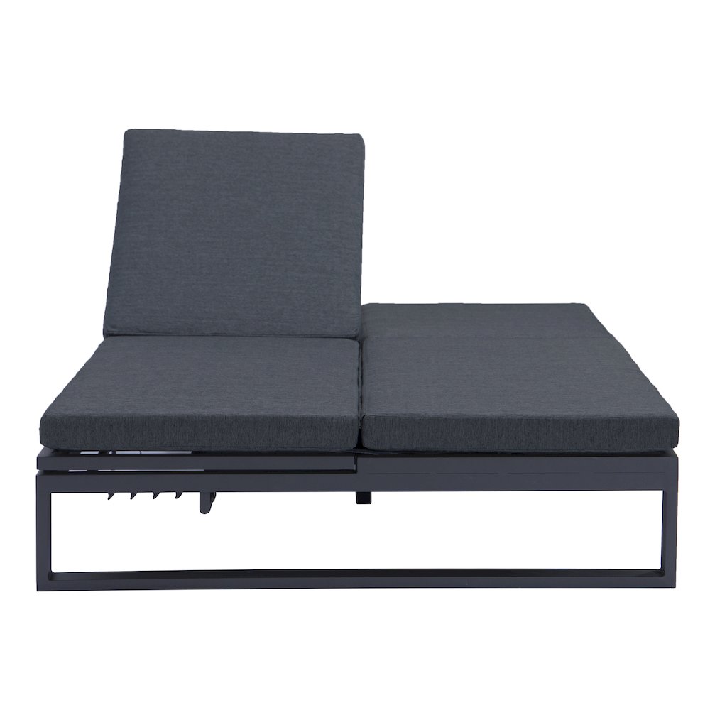 Chelsea Convertible Lounge Reclining Double Chaise With Cushions. Picture 71