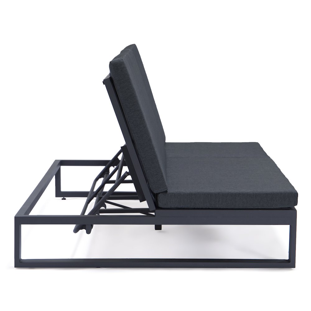 Chelsea Convertible Lounge Reclining Double Chaise With Cushions. Picture 61