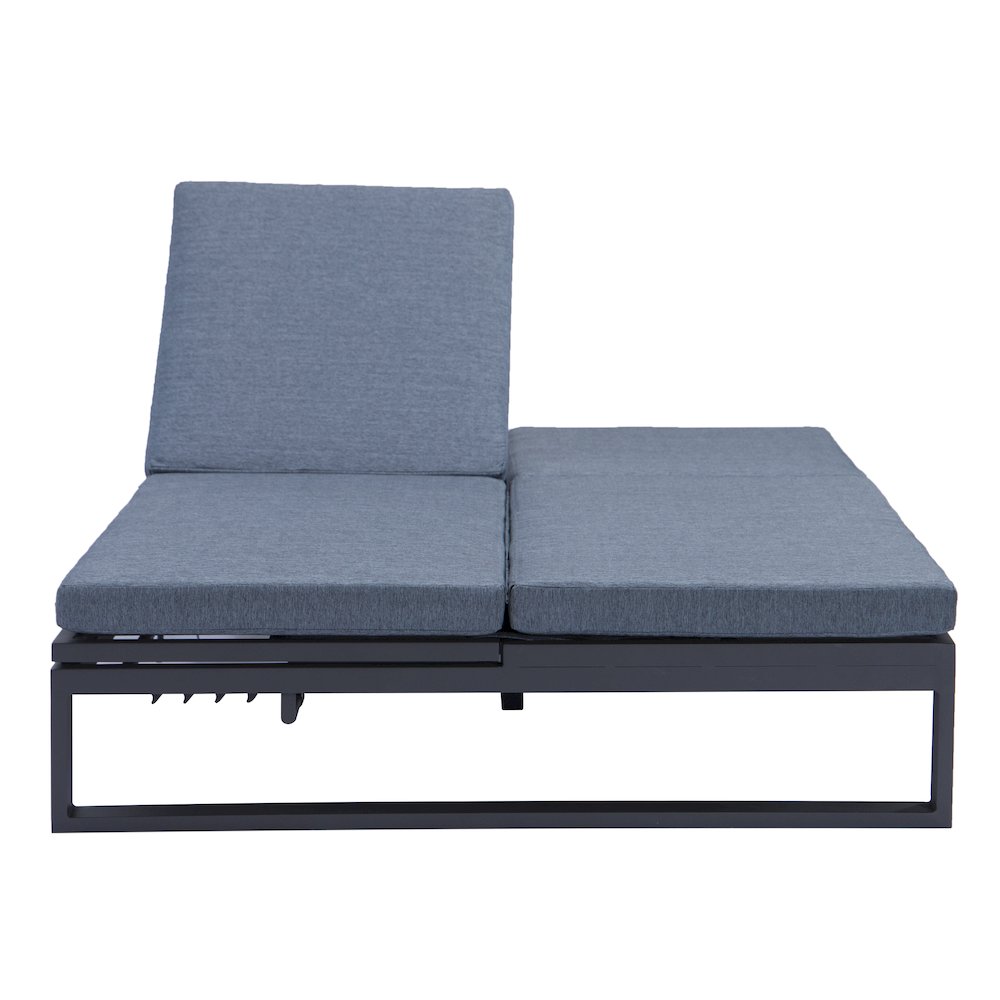 Chelsea Convertible Lounge Reclining Double Chaise With Cushions. Picture 74