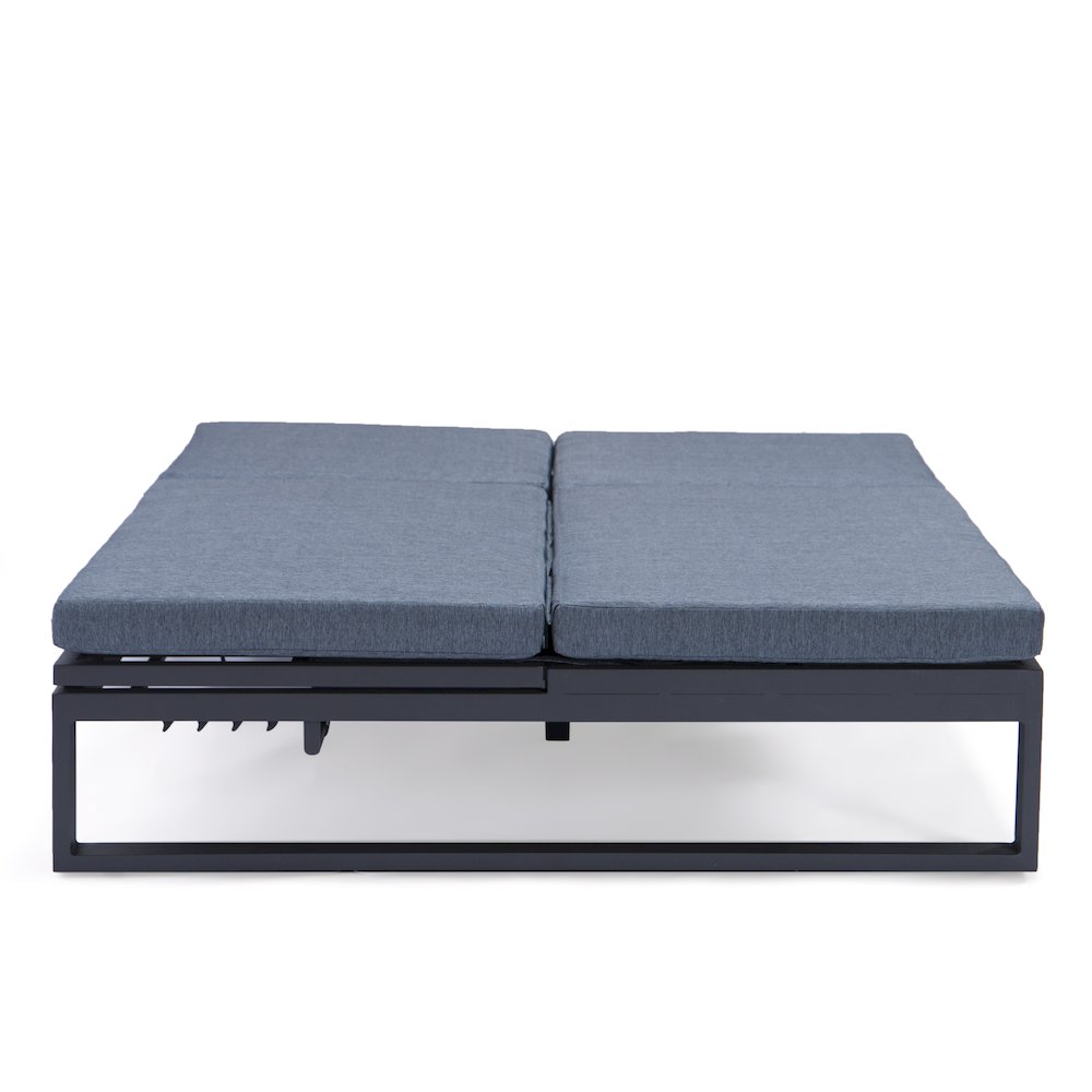 Chelsea Convertible Lounge Reclining Double Chaise With Cushions. Picture 75