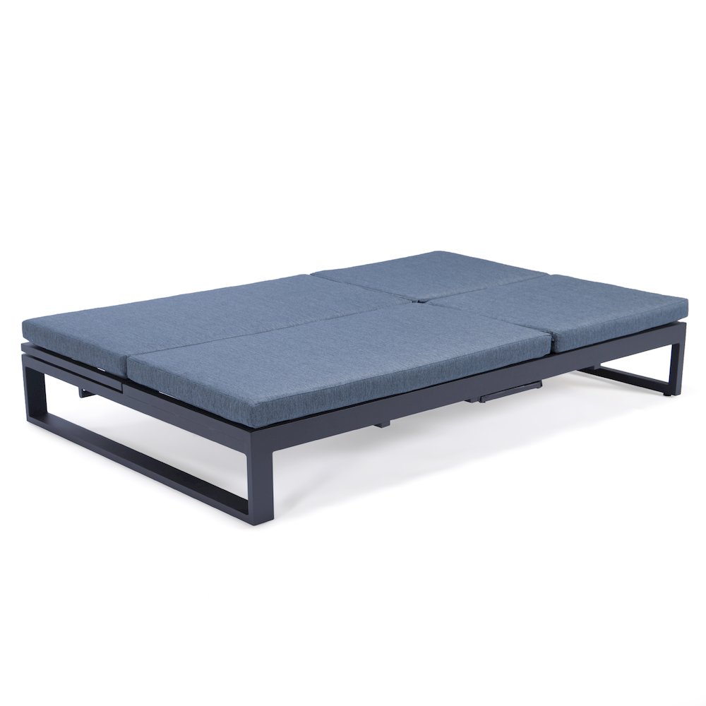 Chelsea Convertible Lounge Reclining Double Chaise With Cushions. Picture 63
