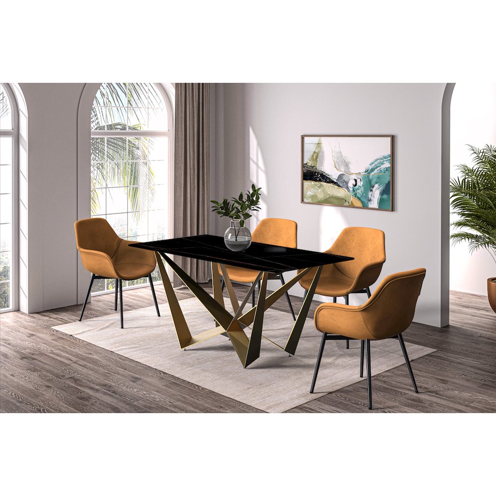 Nuvor Mid-Century Modern Dining Table. Picture 3