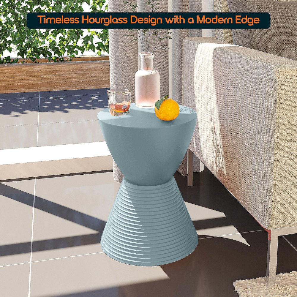 Modern Round  Boyd Side Table. Picture 12