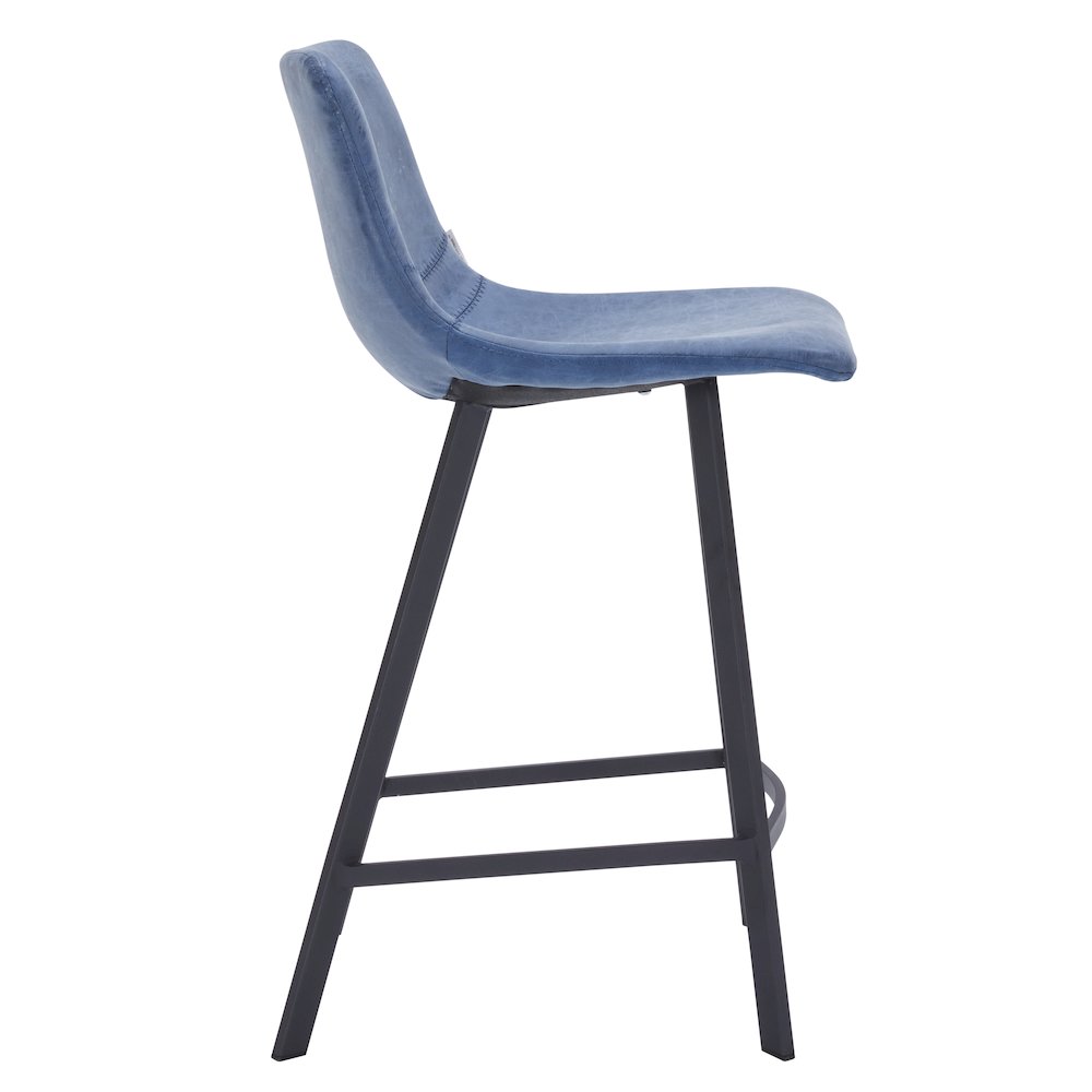 Elland - Counter stool - Peacock Blue. Picture 8