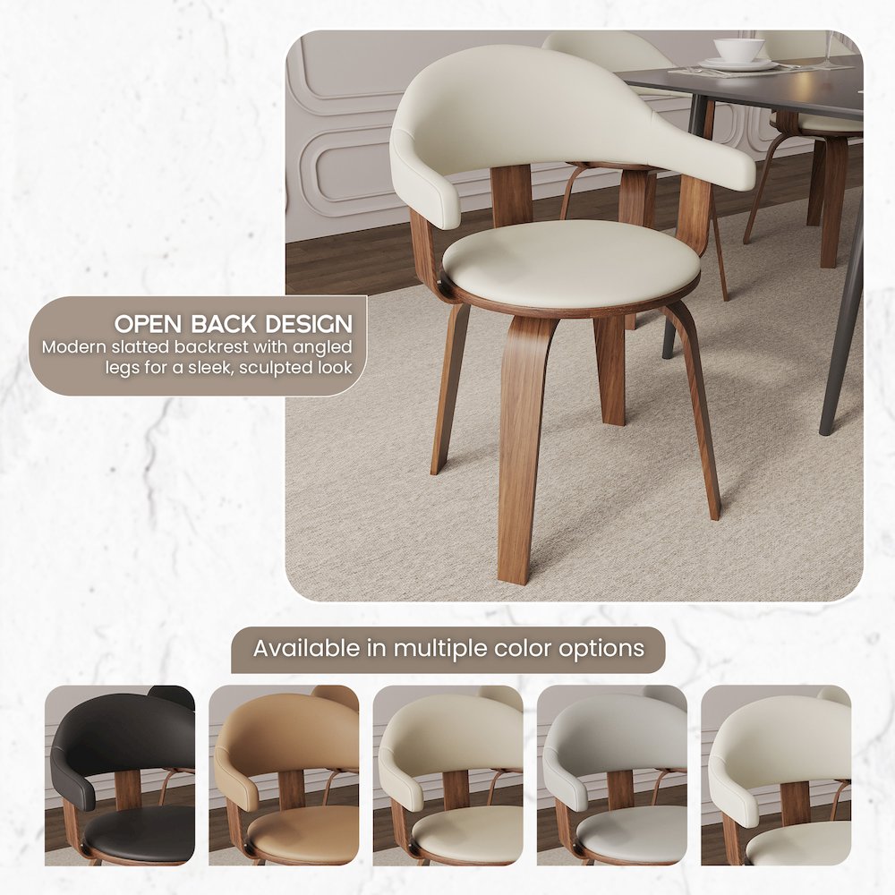 Modern Wooden Dining Chair. Picture 5