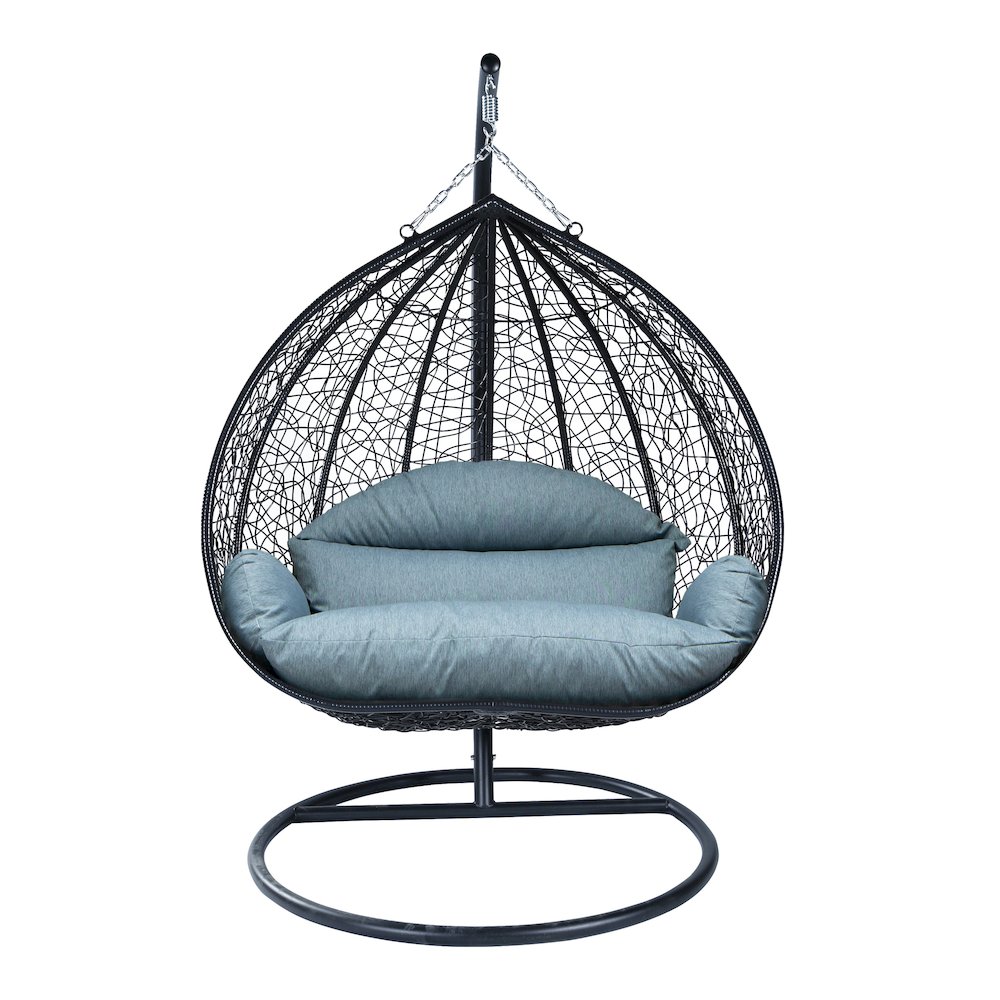 Recluse Collection Modern Outdoor Swing Chair. Picture 3