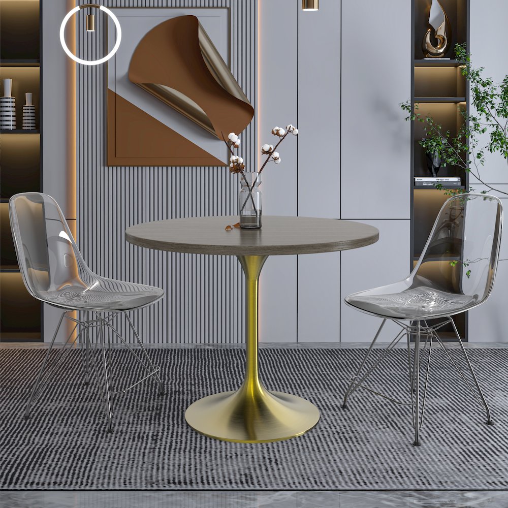 Verve Collection 36" Round Dining Table. Picture 10