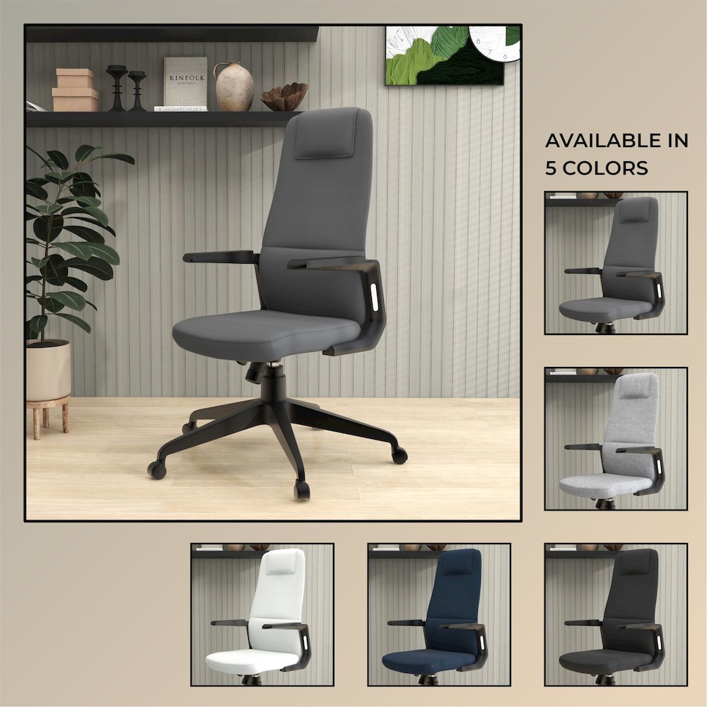 Nexa Collection Modern Office Chair In Grey. Picture 4