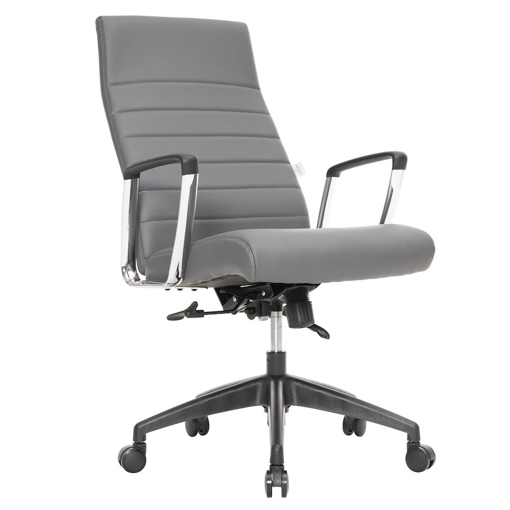 Hilton Modern High-Back Leather Office Chair. Picture 15