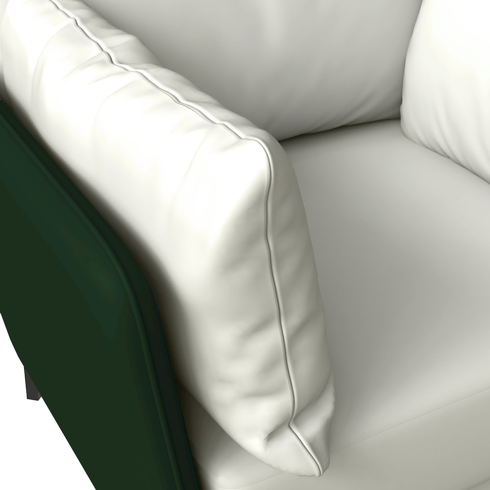 Luxify Collection Single Seater Sofa in Green. Picture 1