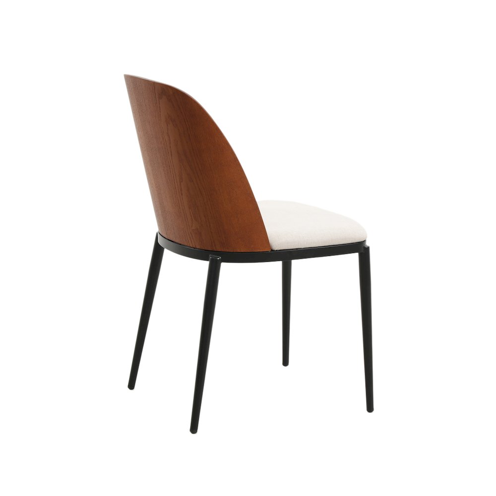 Tule Mid-Century Modern Fabric Dining Side Chair. Picture 6