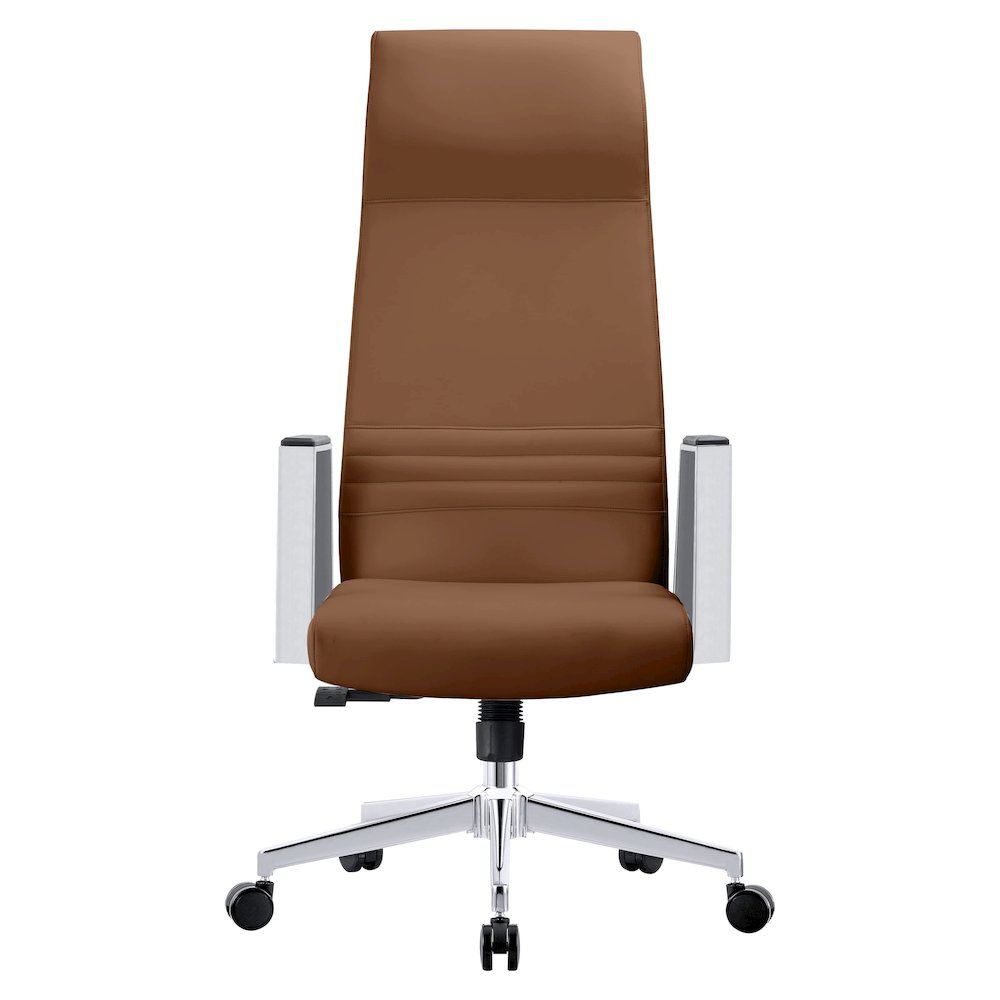 Aleen High-Back Office Chair in Dark Brown. Picture 16