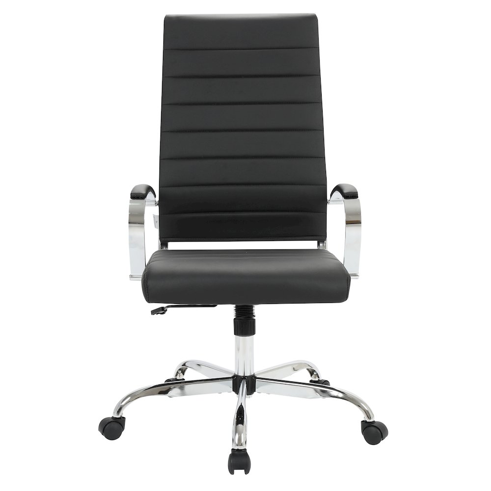 Benmar High-Back Leather Office Chair. Picture 23