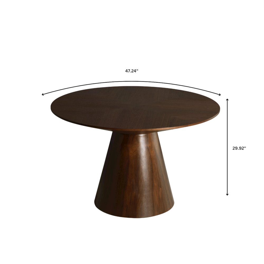 5-Piece Dining Set in Walnut/Light Brown. Picture 12