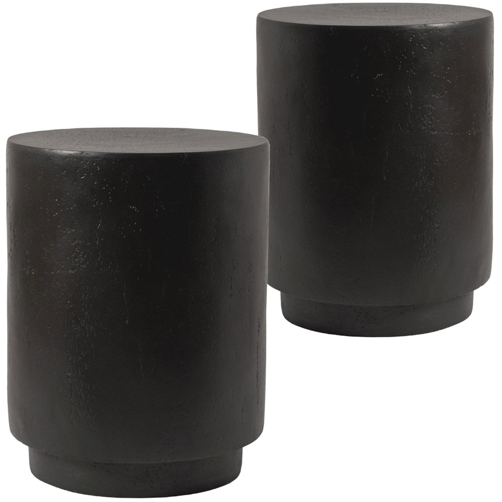 Modern Side End Table Ramble Series In Black. Picture 14